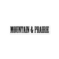 Retro Mountain & Prairie Sticker