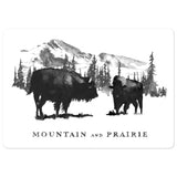 Dani Vergés Mountains & Bison Sticker