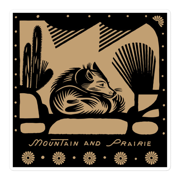 Jess Mudgett • Mountain & Prairie Sticker
