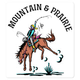 Cowgirl Bronc Buster Sticker