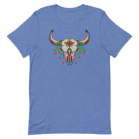 Bison Sugar Skull - Light - Unisex T-Shirt