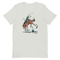 Bronc Buster - Cowgirl - Unisex T-Shirt