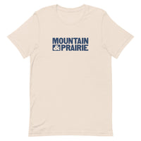 Mountain & Prairie - Blue Font - Unisex T-Shirt