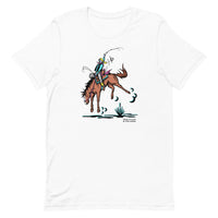 Bronc Buster - Cowgirl - Unisex T-Shirt