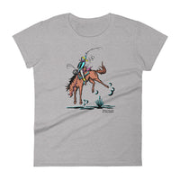Bronc Buster - Cowgirl - Women's t-shirt
